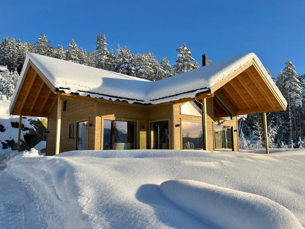 Furuheim Lodge, 4 Seizoenen Vakantiehuis Met Fantastisch Uitzicht 브라달 외부 사진